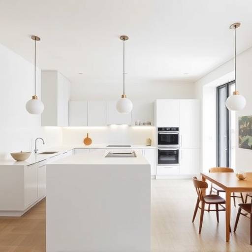 Interior moderno y minimalista del restaurante Arzak en San Sebasti&aacute;n, con vista a la cocina.
